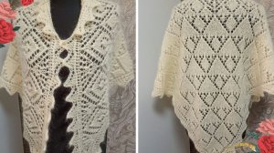 Косынка "Сюрприз" спицами⚡ ((миниатюра ⚡Схемы 1 и 2⚡⚡Часть 1🔥