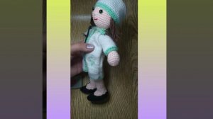 Кукла врач крючком Авторская работа