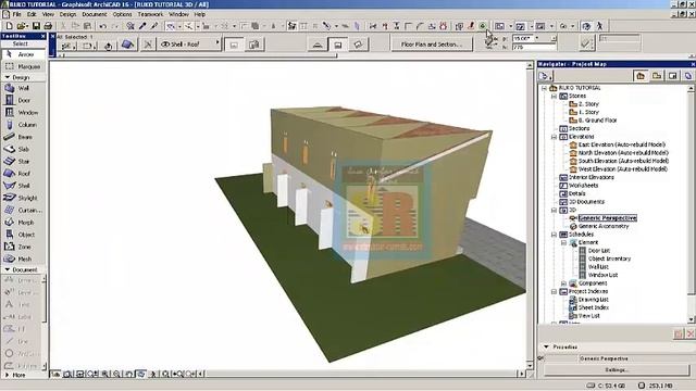 6 MENGGAMBAR ATAP DENGAN ARCHICAD смотреть онлайн