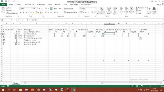 Penjelasan Singkat Model dan Simulasi ODE Pada Sistem Fluida untuk Level 2 Tangki (Python / Excel) смотреть онлайн
