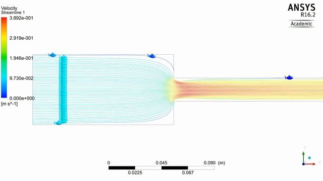 ANSYS Tutorial | Sudden Contraction of Pipe and its effect | Solution Animation смотреть онлайн