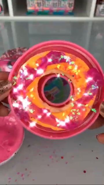 Stretchy Slime Donuts! 🍩 #poopsie #poopsieslime #poopsieslimesmash #fyp #foryou #toyunboxing ...