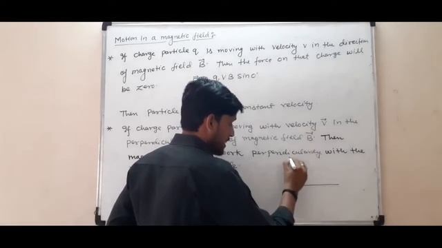 Motion In A Magnetic Field And Force On A Current Carrying Conductor||Chap-4||12th||Physics||Part-2