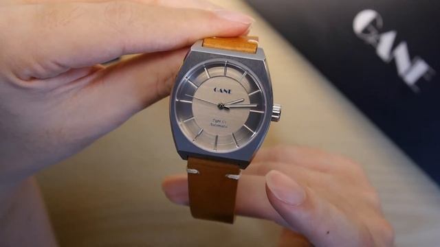 GANE Type C Watch Review (brushed metal goodness!) смотреть онлайн