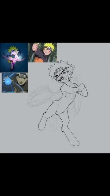 Naruto pony redraw speedpaint (cringe content warning) смотреть онлайн