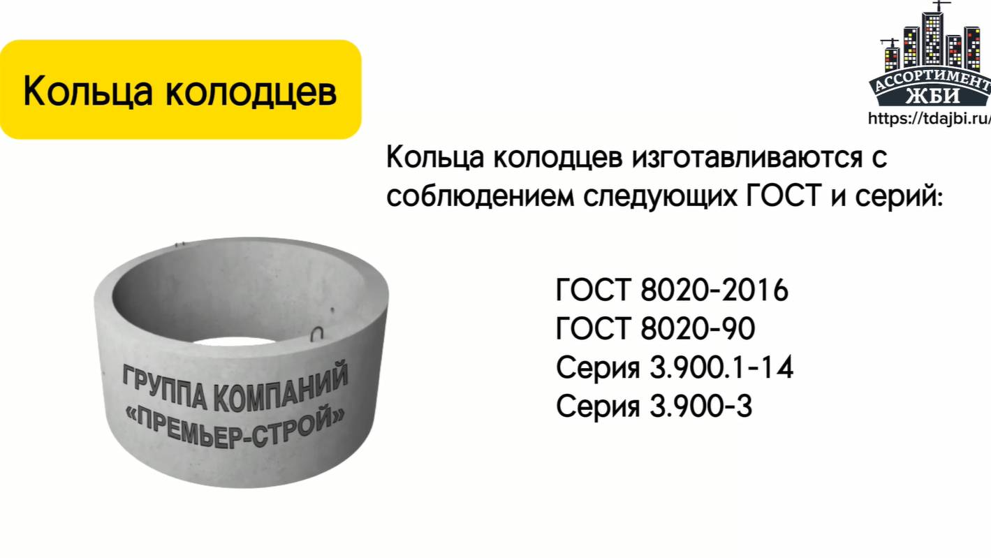 Кольца колодцев КС