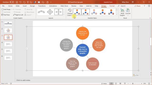 Convert Text to Diagram by one Click Using PowerPoint SmartArt Graphic - iSlide Tips смотреть онлайн
