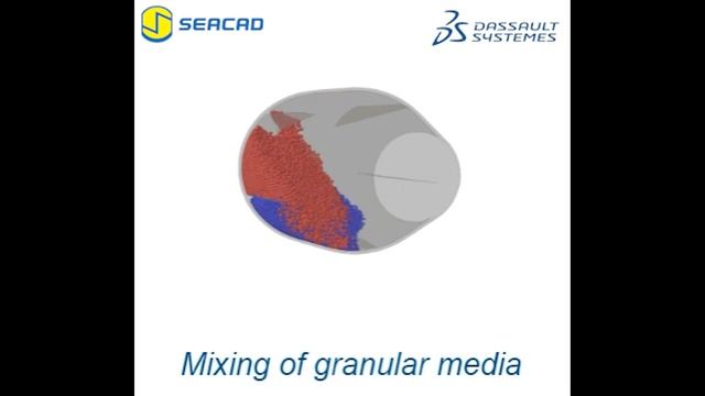 ABAQUS Discrete Element Methods(DEM) Simulation - Mixing of Granular media смотреть онлайн