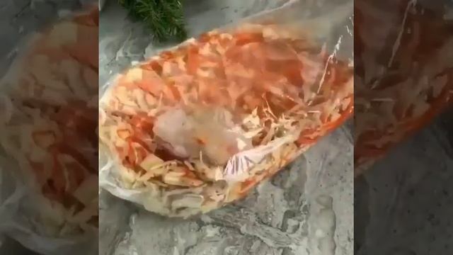 Запечённая курочка с овощами в рукаве 🔥сочнейшая курочка