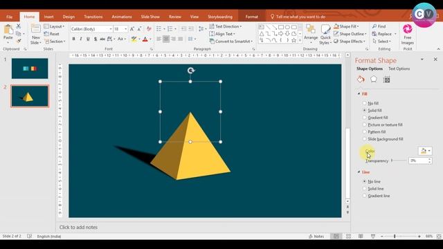 Quick Tutorial: How To Create 3D Pyramid Shapes in Microsoft PowerPoint (PPT) смотреть онлайн