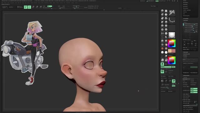 Advanced ZBrush: Female Design & Hard Surface Pack (Matt Thorup) смотреть онлайн