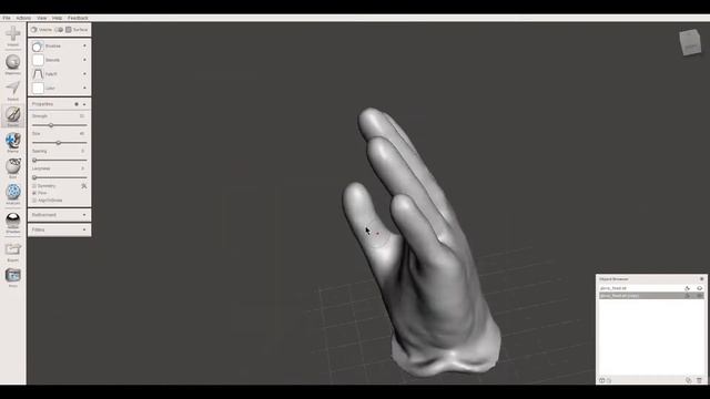 Cleaning a Glove on Meshmixer смотреть онлайн