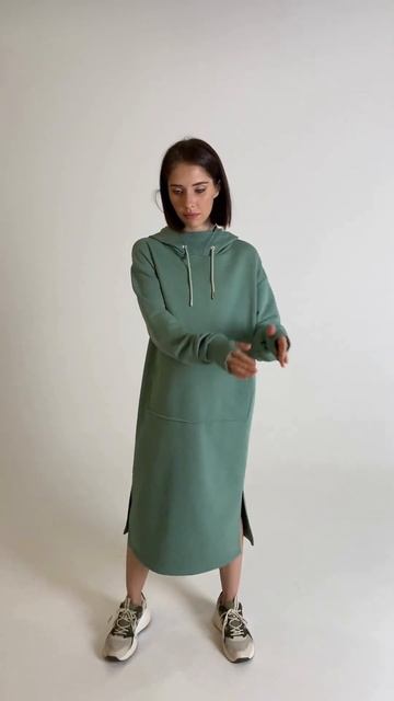 Платье худи для беременных из футера арт. 9104105 смотреть онлайн