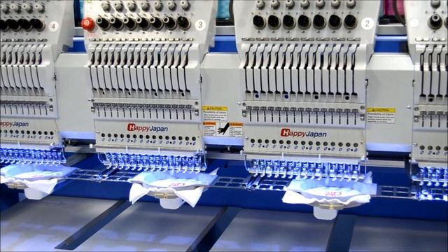 Introduction to HAPPY's HCR3 Multihead Embroidery Machine Line