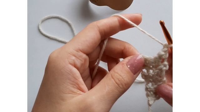 Теплая косынка крючком // Warm Crochet Scarf