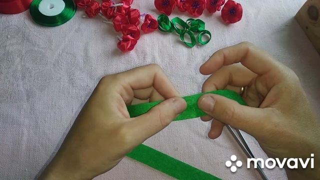 Український віночок Украинский венок из лент канзаши Подробный МК Сборка венка Цветы своими руками смотреть онлайн