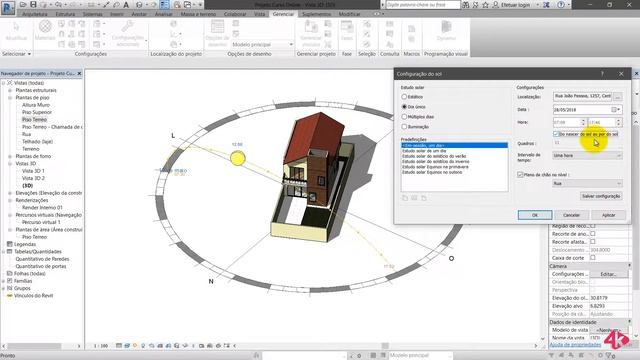 Aula 20 - Estudo Solar no REVIT смотреть онлайн