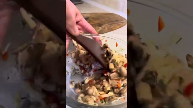 Картопля смажена з грибами. Рецепт приготування з того що є