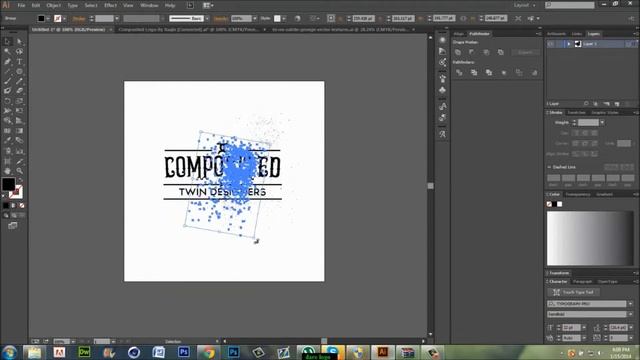 Compisted logo Branding смотреть онлайн