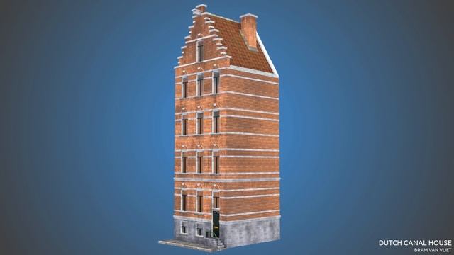 Dutch Canal House Made With Blender 2.82 смотреть онлайн