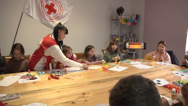 Червоний Хрест проводить заходи щодо психосоціальної підтримки для дітей