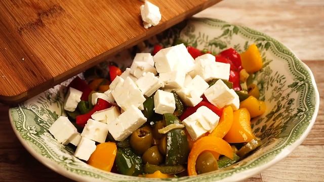 The Perfect Breakfast Recipe | Peppers Salad with Breadsticks смотреть онлайн