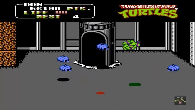 проходим Teenage Mutant Ninja Turtles 2 NES смотреть онлайн