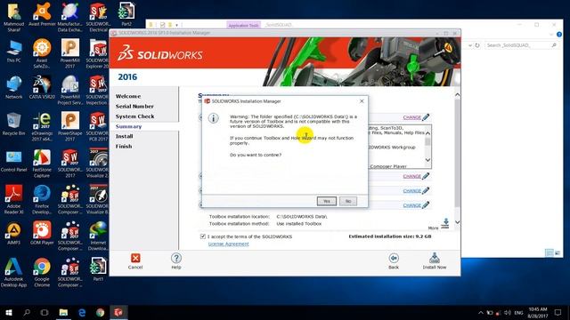 Setup SolidWork 2016 + Activation смотреть онлайн