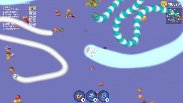 WormsZone.io Trolling Slither Snake Top 01 Best World Record Epic WormsZoneio Gameplay #282 смотреть онлайн