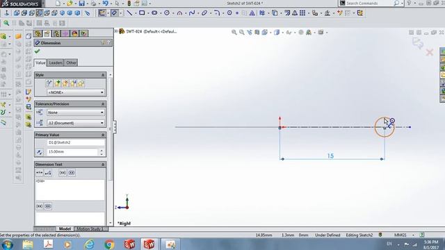 Solidworks Tutorial - SWT 024 - Solidworks 3D features - Spring(Spiral) смотреть онлайн