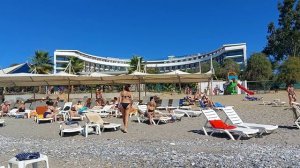 🇹🇷XORIA DELUXE 5*Октябрь 2021.Пляж отеля.
