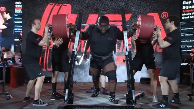 NEW WORLD RECORD SQUAT RAY WILLIAMS 490 KG / 1080 Lbs смотреть онлайн