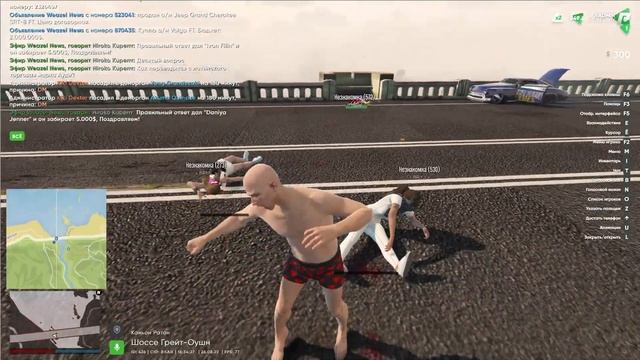 АДМИНСКИЙ ИНВИЗ, ДАМАГЕР, РАЗНЕСЛИ СЕРВЕР - GTA 5 RP смотреть онлайн
