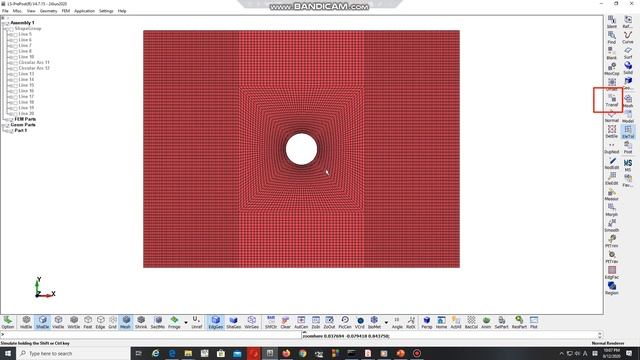 LS-DYNA Tutorial 4: 2D Mesh for Flow over a Cylinder (Part 1) смотреть онлайн