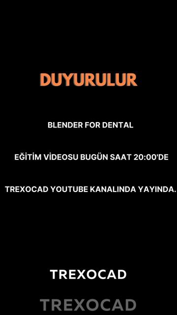Blender for dental türkçe смотреть онлайн