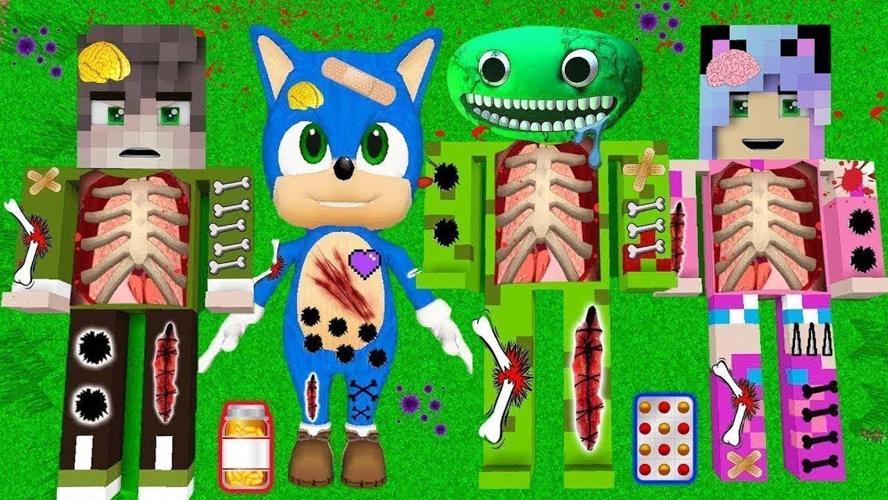 КОЛЯ КСЮША И РЕБЕНОК СОНИКА ЗАБОЛЕЛИ И ИМ СРОЧНО НУЖНА ОПЕРАЦИЯ В МАЙНКРАФТЕ ИСПЫТАНИЯ смотреть онлайн