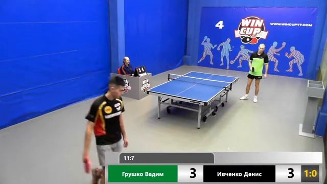 Грушко Вадим 3-0 Ивченко Денис WinCup Прямой эфир Турнир ЮГ-1 Зал-4 09.03.2020 смотреть онлайн