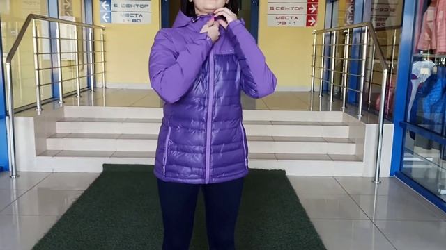 Куртка зимняя Head фиолетовая