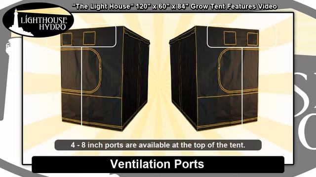 2012 Lighthouse Hydro Grow Tent - 10' x 5' x 7' Features Video смотреть онлайн