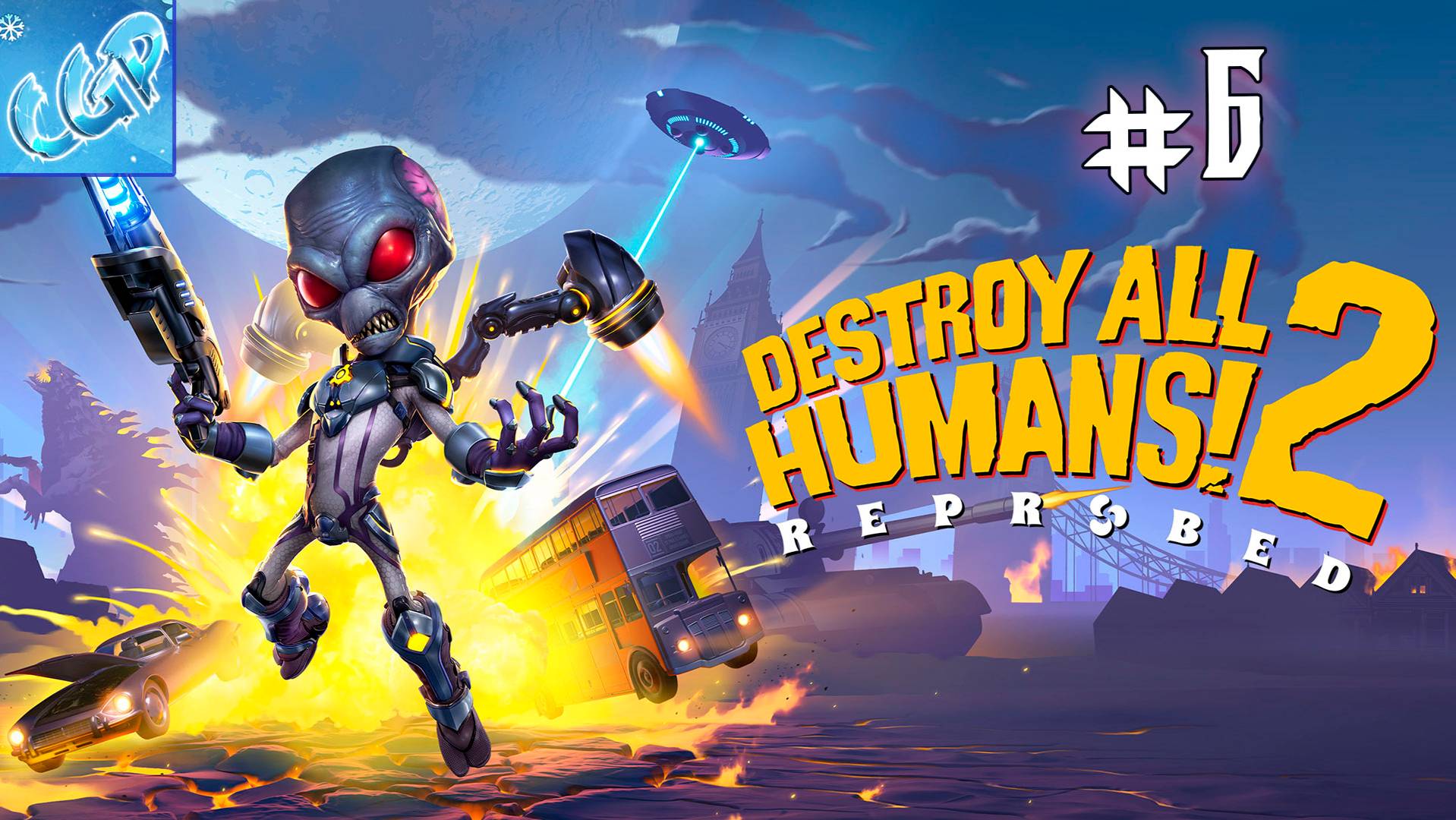 Destroy All Humans! 2 - Reprobed ► Луна и финал истории! Прохождение игры - 6