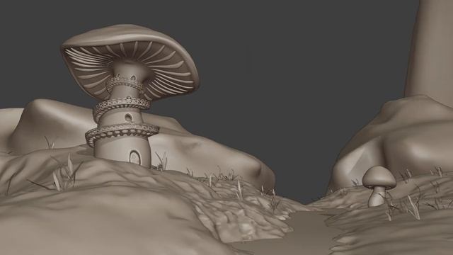 "Mushroom House" - CG Boost challenge submission смотреть онлайн