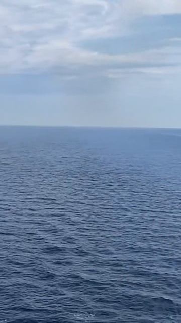 Scenic view of the Mediterranean Sea from Costa Fascinosa cruise ship💙💛 смотреть онлайн