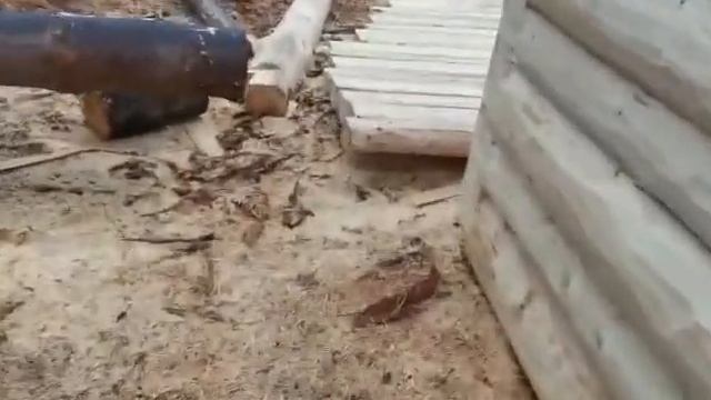 Два колодца сруба 5 на 4 "в лапу" смотреть онлайн