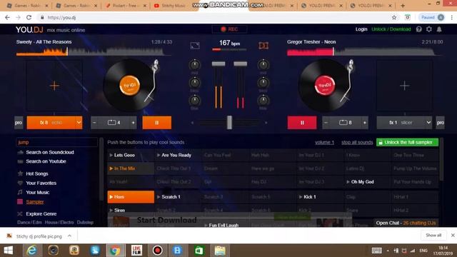 Just messing with my website for DJ-ing смотреть онлайн