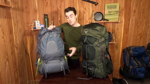 Osprey Atmos Backpack vs Osprey Aether Backpack Full Review and comparison смотреть онлайн
