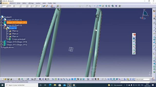 structure design catia v5 rollator 2022 смотреть онлайн
