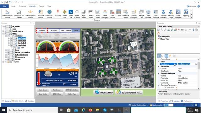 หลักการออกแบบหน้าแสดงผล SCADA ด้วยGENESIS64 смотреть онлайн