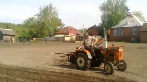 Весенняя культивация минитрактором Синтай - 120