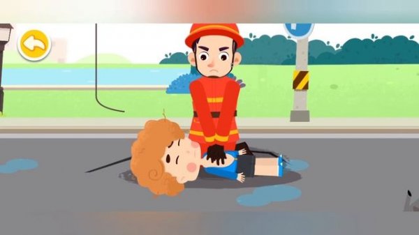 Спасательная команда маленькой панды в игре Babybus Спасение #2