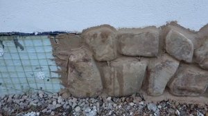 Отделка цоколя дома камнем своими руками